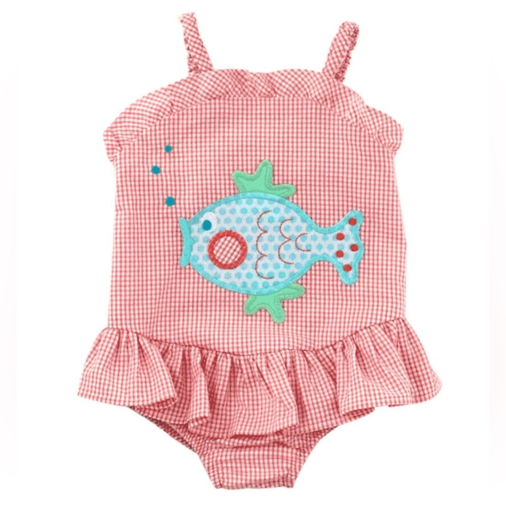 Bailey Boys Bubbly Blowfish swimsuit 6m